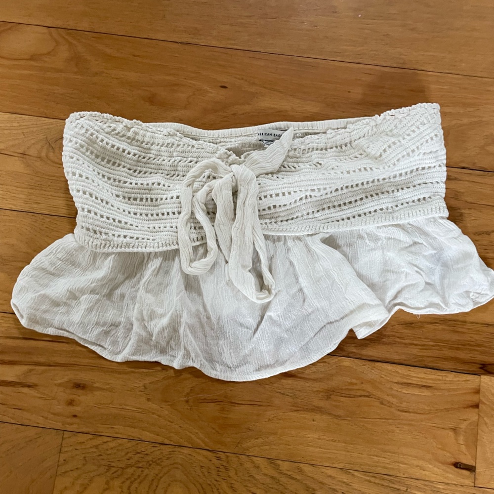 Crop top white